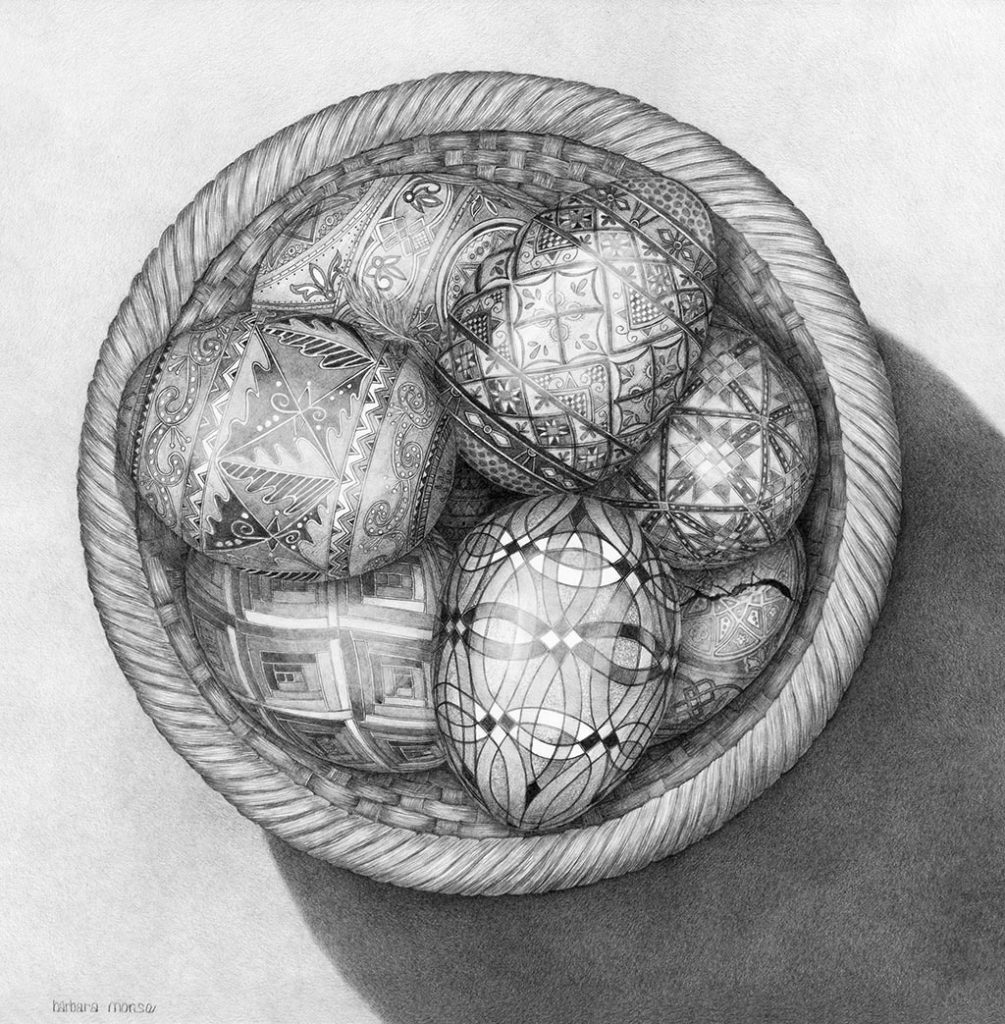 "BASKET CASE" Barbara Morse Graphite Artist